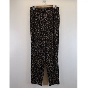 Hillard & Hanson Pull On Print Lightweight Pants Size 16